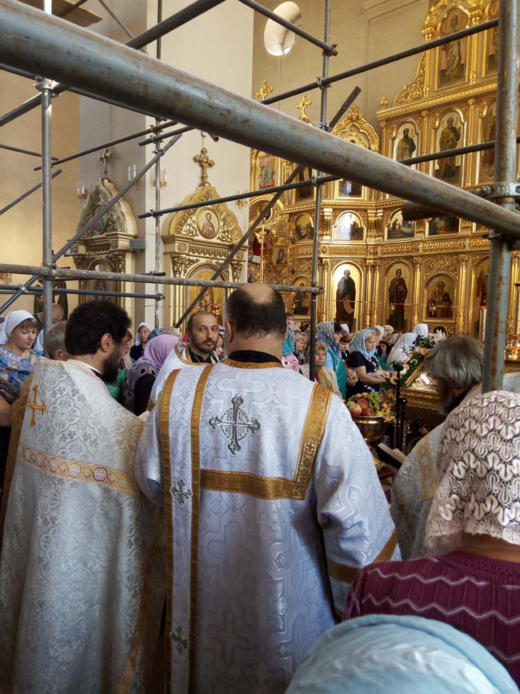 Праздник Преображения Господня в Архиерейском подворье храма Казанской иконы Божьей Матери